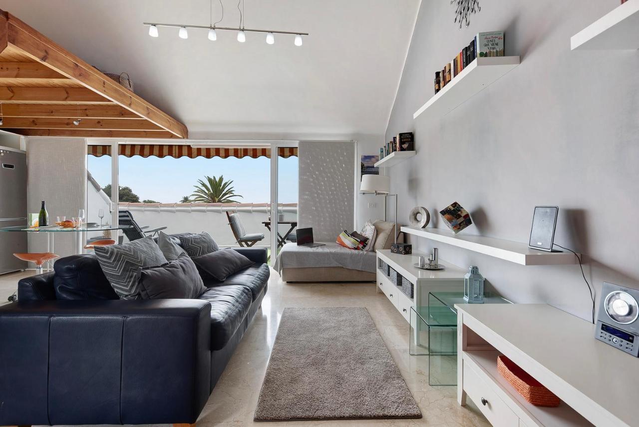 Atico Sunset Loft Terraza Y Piscina Apartment ปูแอร์โตเดลาครูซ ภายนอก รูปภาพ