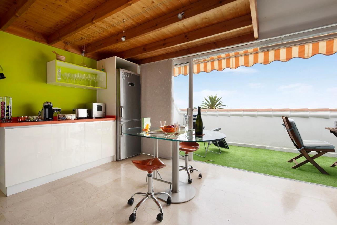 Atico Sunset Loft Terraza Y Piscina Apartment ปูแอร์โตเดลาครูซ ภายนอก รูปภาพ