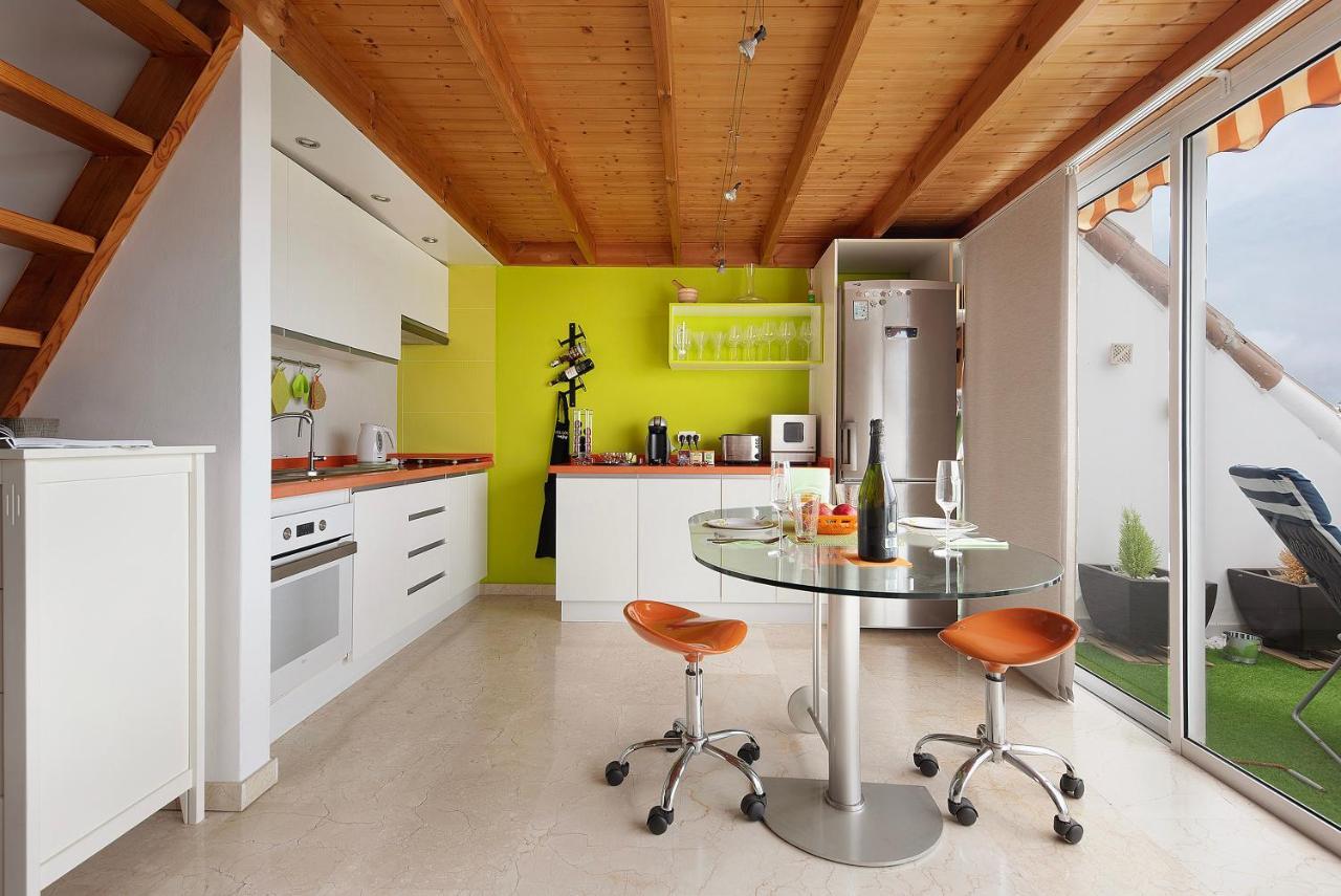 Atico Sunset Loft Terraza Y Piscina Apartment ปูแอร์โตเดลาครูซ ภายนอก รูปภาพ